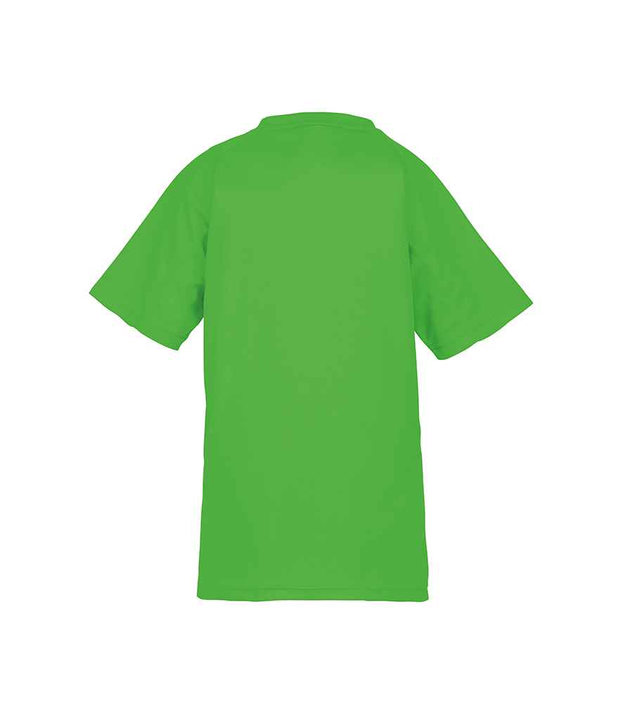 Spiro Kids Impact Performance Aircool T-Shirt | Flo Green