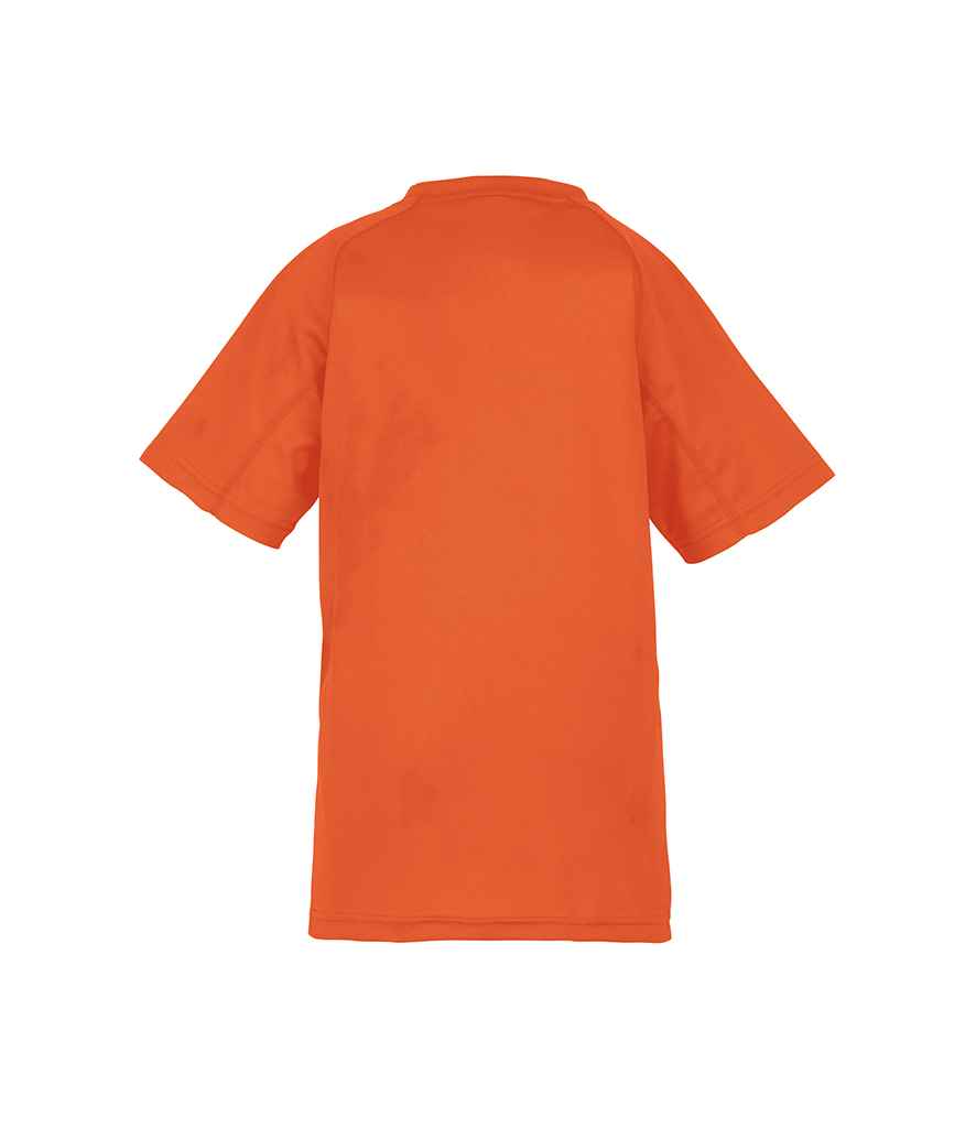 Spiro Kids Impact Performance Aircool T-Shirt | Flo Orange