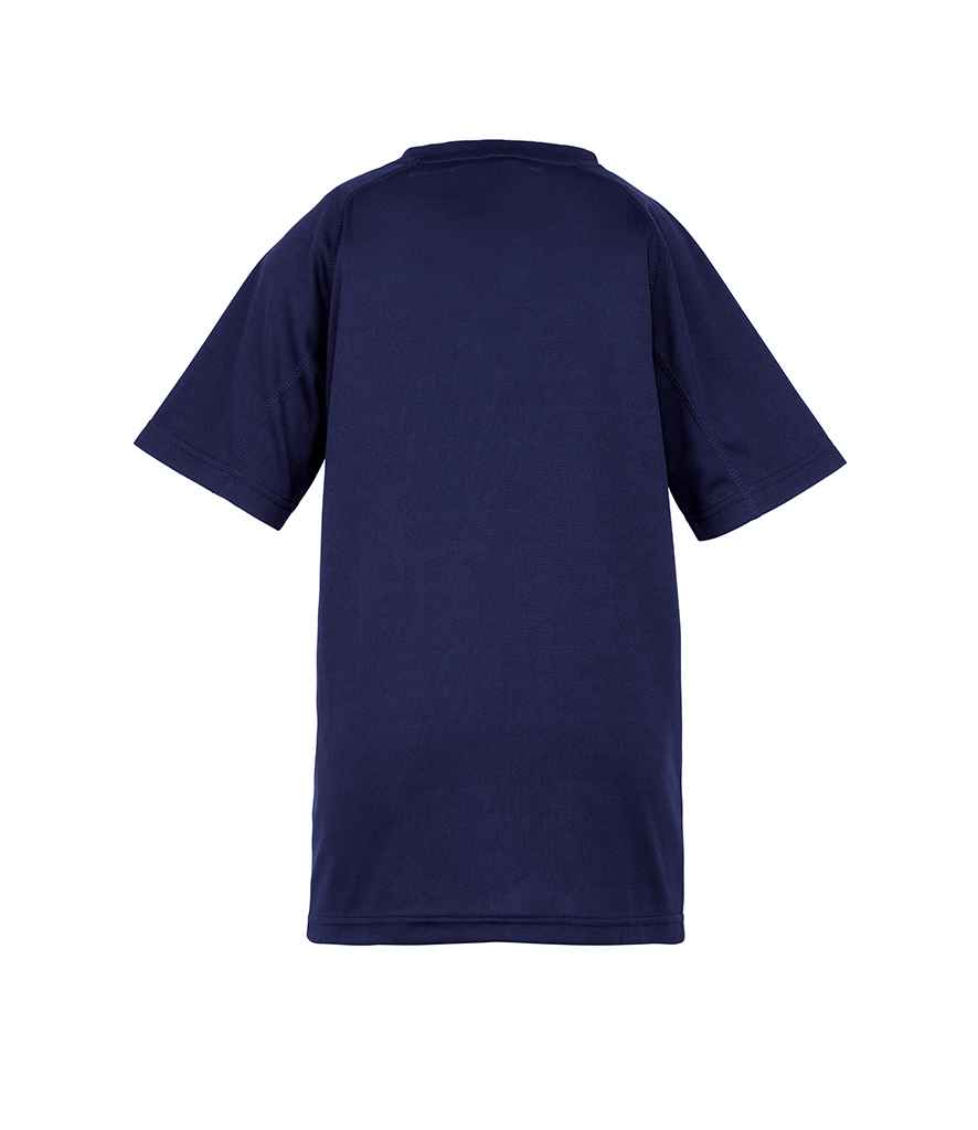 Spiro Kids Impact Performance Aircool T-Shirt | Navy