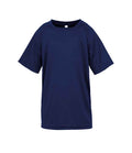Spiro Kids Impact Performance Aircool T-Shirt | Navy