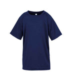 Spiro Kids Impact Performance Aircool T-Shirt | Navy