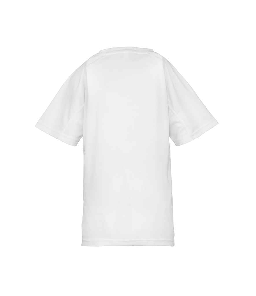 Spiro Kids Impact Performance Aircool T-Shirt | White
