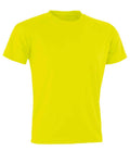 Spiro Impact Performance Aircool T-Shirt | Flo Yellow