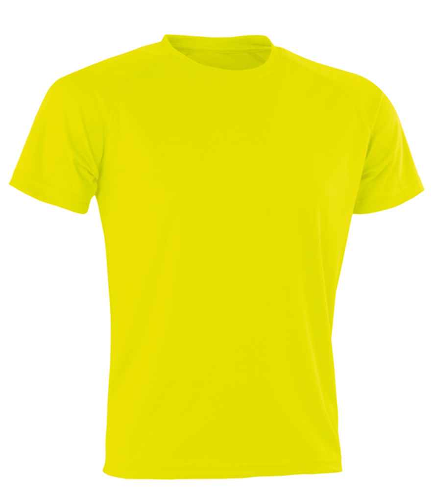Spiro Impact Performance Aircool T-Shirt | Flo Yellow