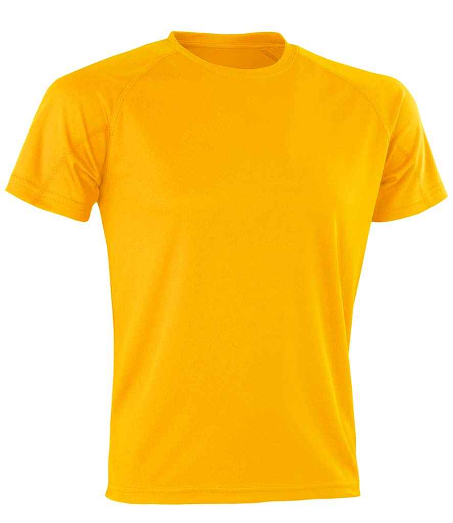 Spiro Impact Performance Aircool T-Shirt | Gold
