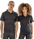 Spiro Impact Performance Aircool Polo Shirt | Black