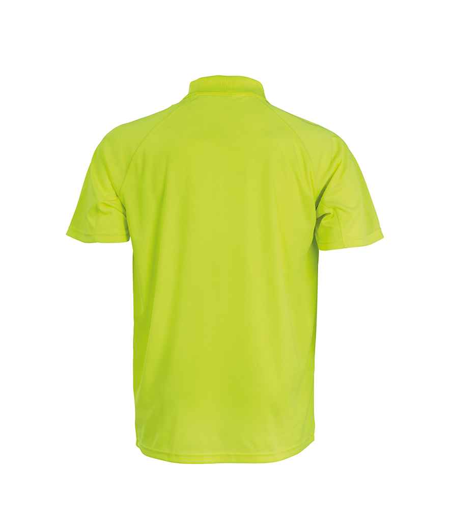 Spiro Impact Performance Aircool Polo Shirt | Flo Yellow