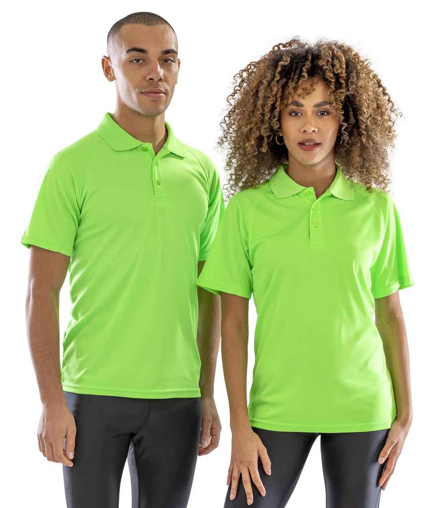 Spiro Impact Performance Aircool Polo Shirt | Lime Green