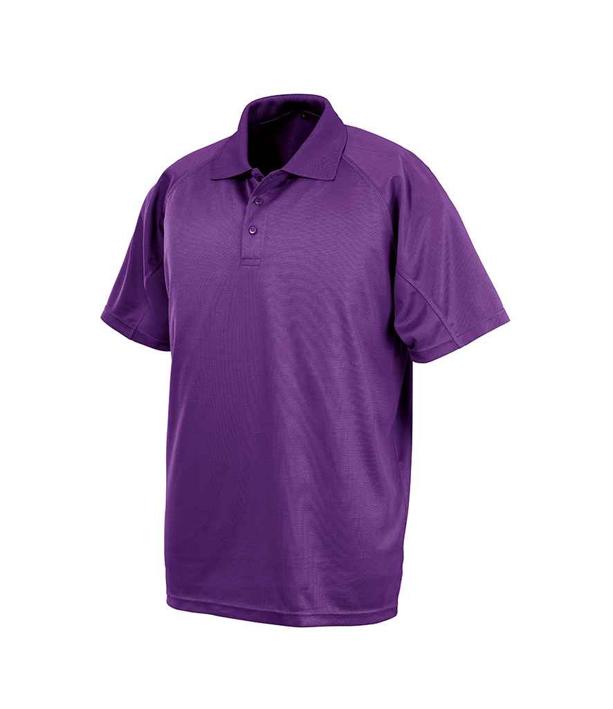 Spiro Impact Performance Aircool Polo Shirt | Purple