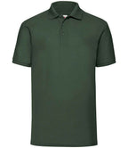 Fruit of the Loom Poly/Cotton Piqué Polo Shirt with Classic Fit and Durable Comfort