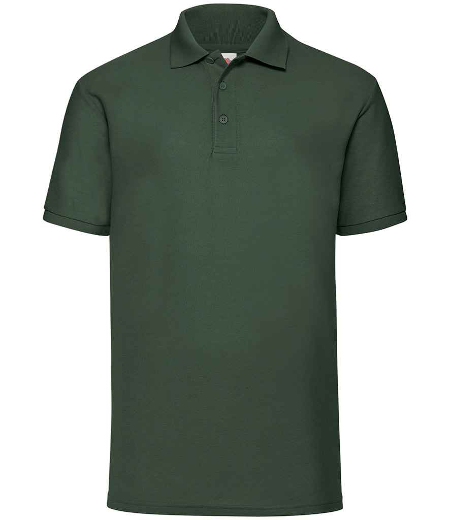 Fruit of the Loom Poly/Cotton Piqué Polo Shirt with Classic Fit and Durable Comfort