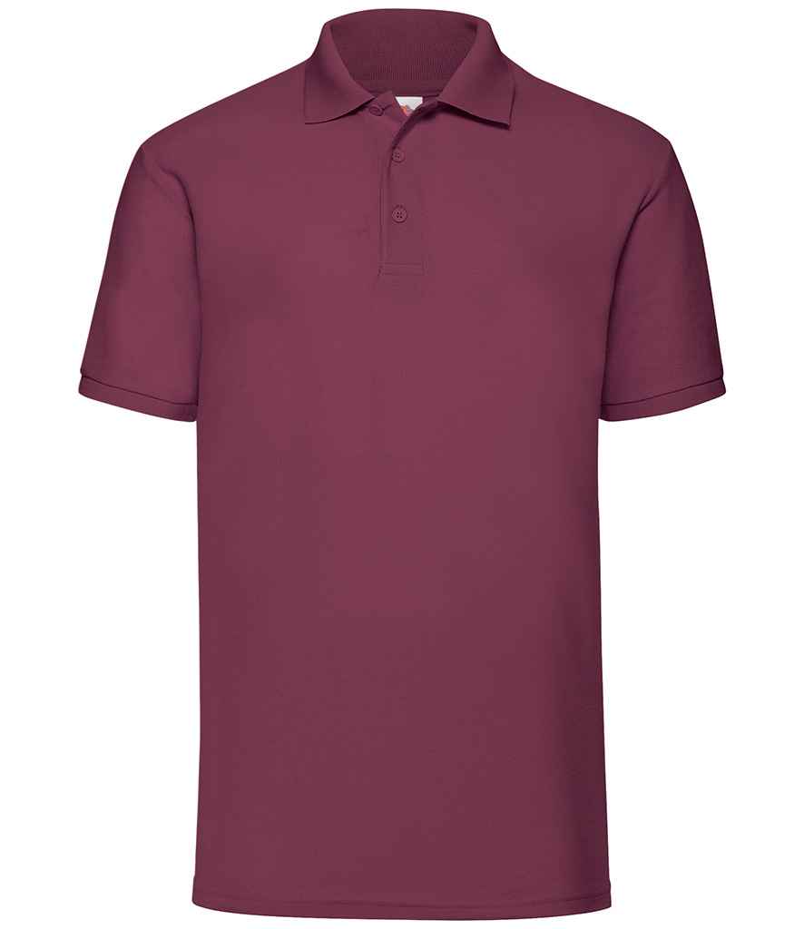 Fruit of the Loom Poly/Cotton Piqué Polo Shirt with Classic Fit and Durable Comfort