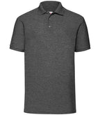 Fruit of the Loom Poly/Cotton Piqué Polo Shirt with Classic Fit and Durable Comfort