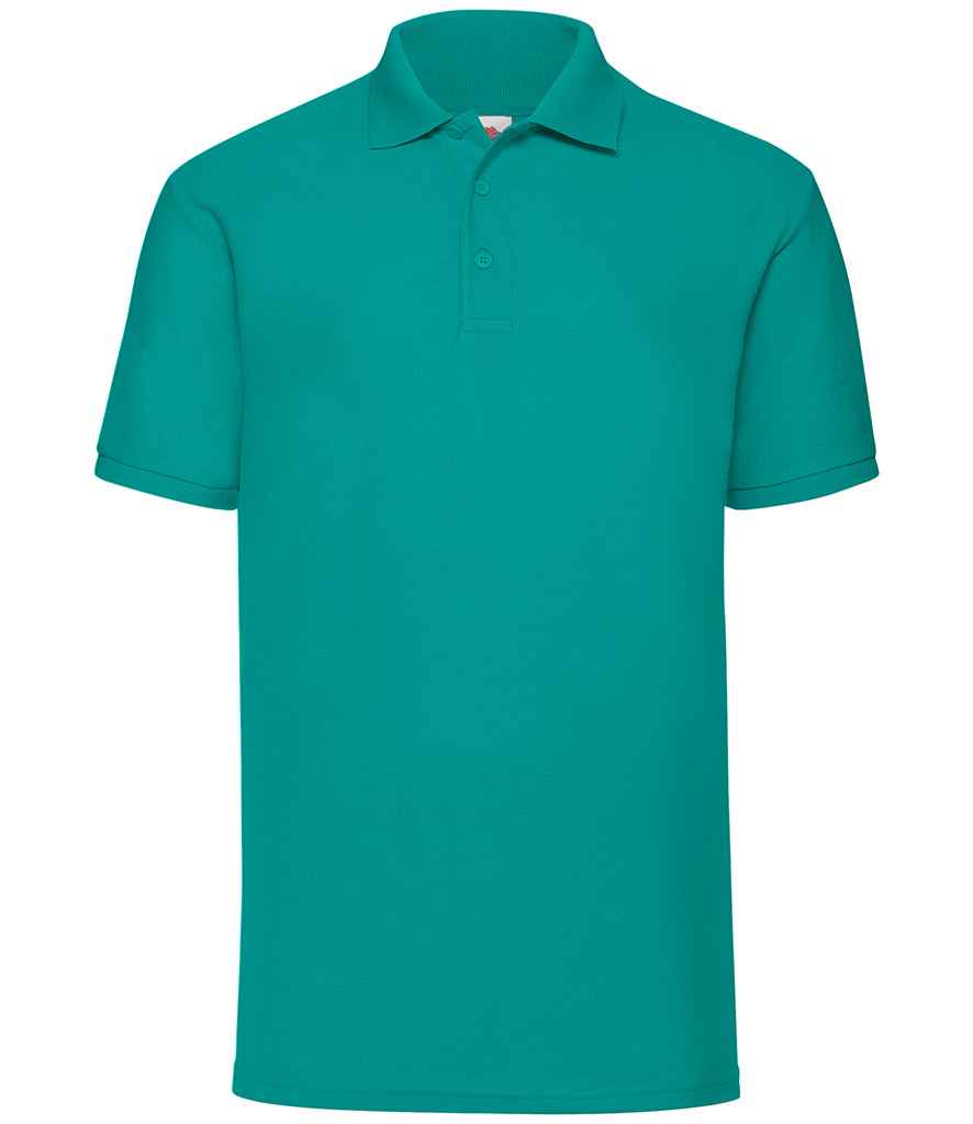 Fruit of the Loom Poly/Cotton Piqué Polo Shirt with Classic Fit and Durable Comfort