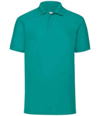 Fruit of the Loom Poly/Cotton Piqué Polo Shirt with Classic Fit and Durable Comfort