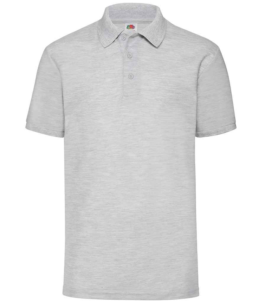 Fruit of the Loom Poly/Cotton Piqué Polo Shirt with Classic Fit and Durable Comfort