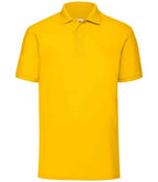 Fruit of the Loom Poly/Cotton Piqué Polo Shirt with Classic Fit and Durable Comfort