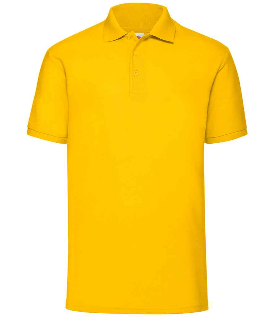 Fruit of the Loom Poly/Cotton Piqué Polo Shirt with Classic Fit and Durable Comfort