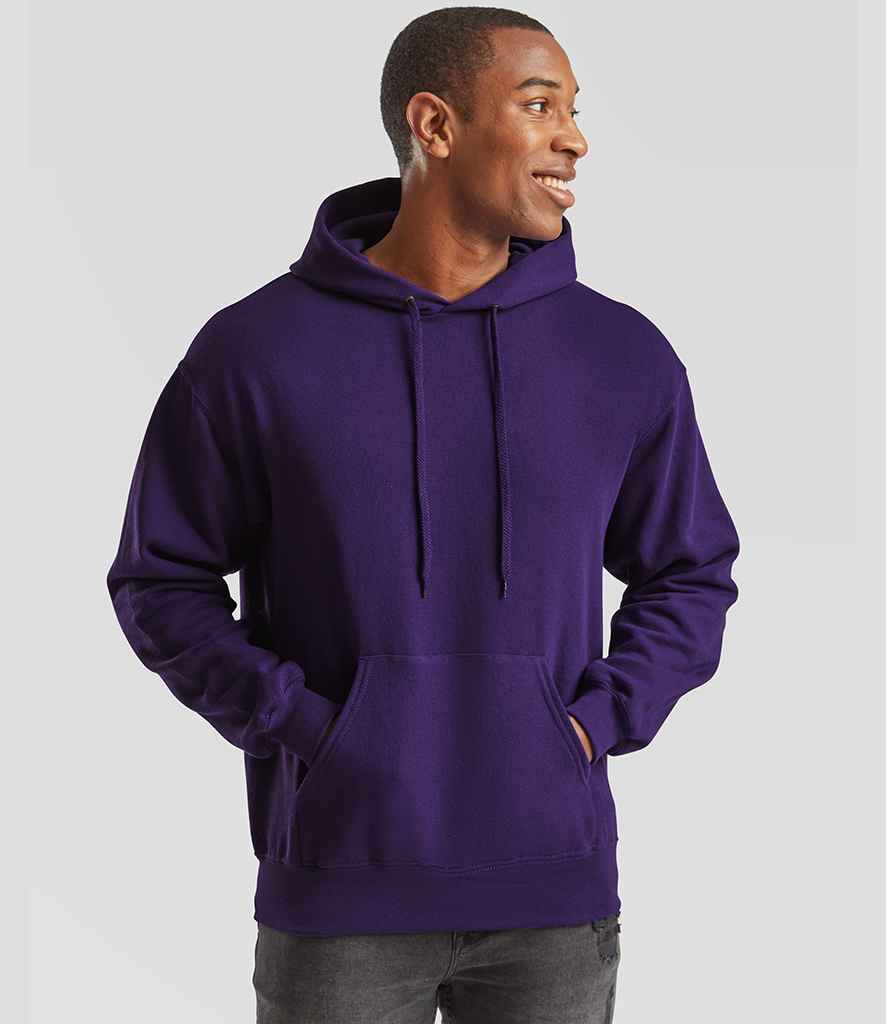 Fruit of the Loom Classic Hooded Sweatshirt with Soft Fleece Fabric and Adjustable Hood