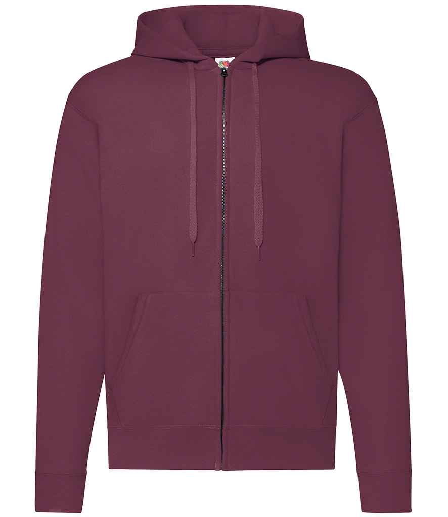 Fruit of the Loom Classic Zip Hooded Sweatshirt with Front Pockets and Adjustable Drawstring Hood