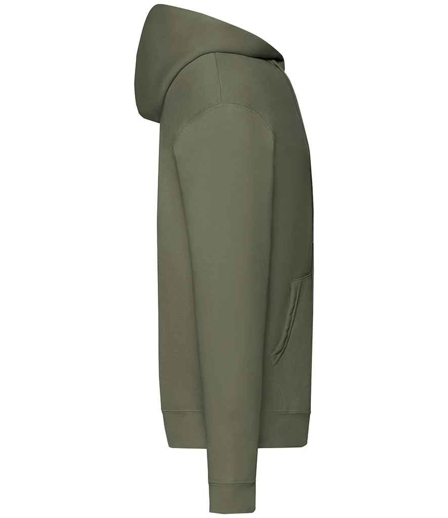 Fruit of the Loom Classic Zip Hooded Sweatshirt with Front Pockets and Adjustable Drawstring Hood