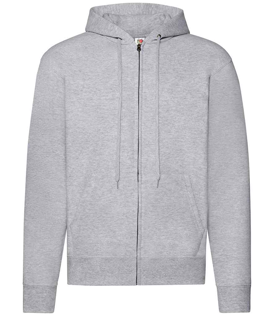 Fruit of the Loom Classic Zip Hooded Sweatshirt with Front Pockets and Adjustable Drawstring Hood