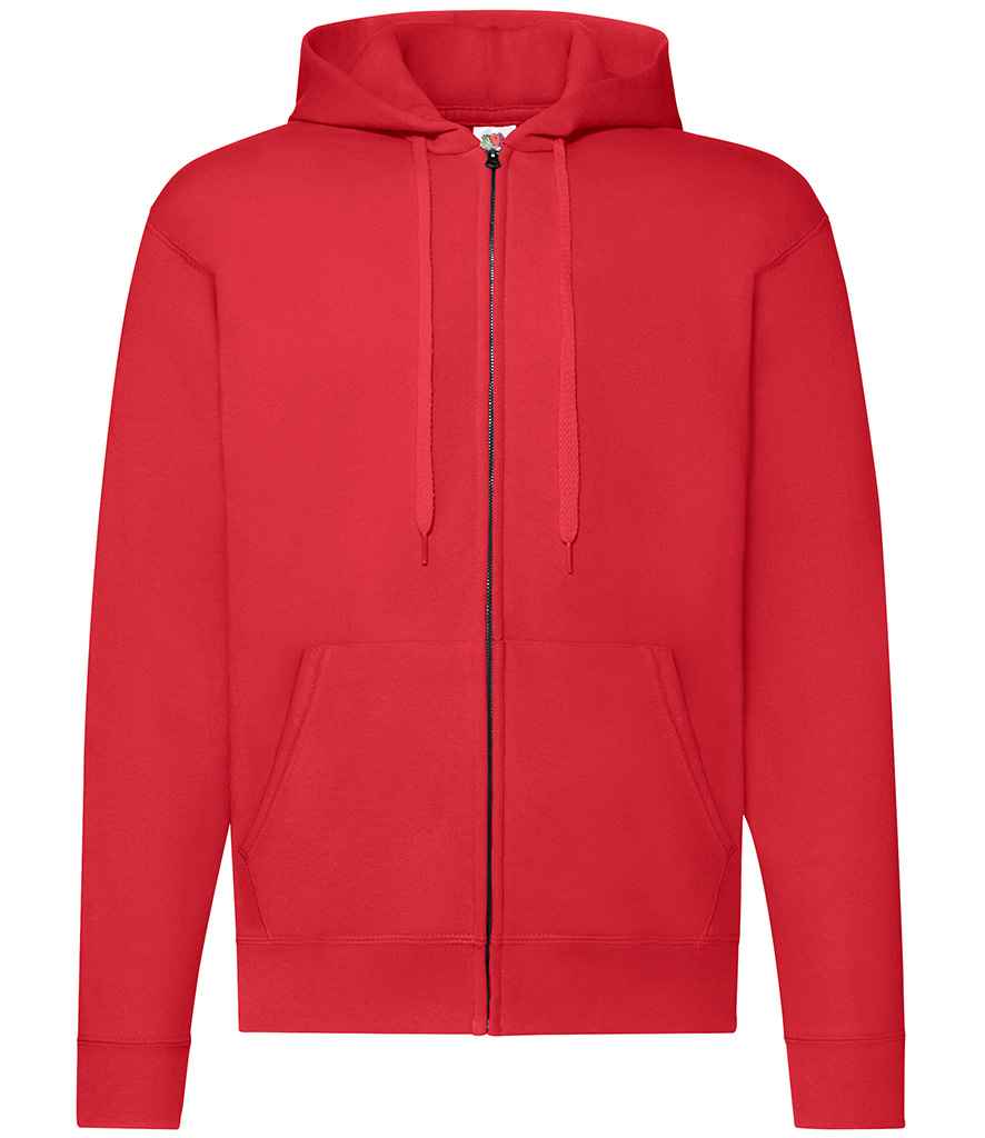 Fruit of the Loom Classic Zip Hooded Sweatshirt with Front Pockets and Adjustable Drawstring Hood