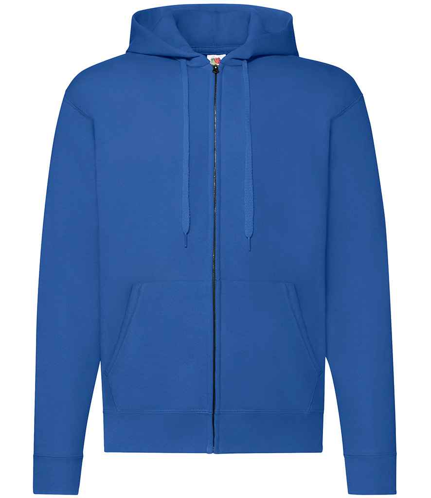 Fruit of the Loom Classic Zip Hooded Sweatshirt with Front Pockets and Adjustable Drawstring Hood