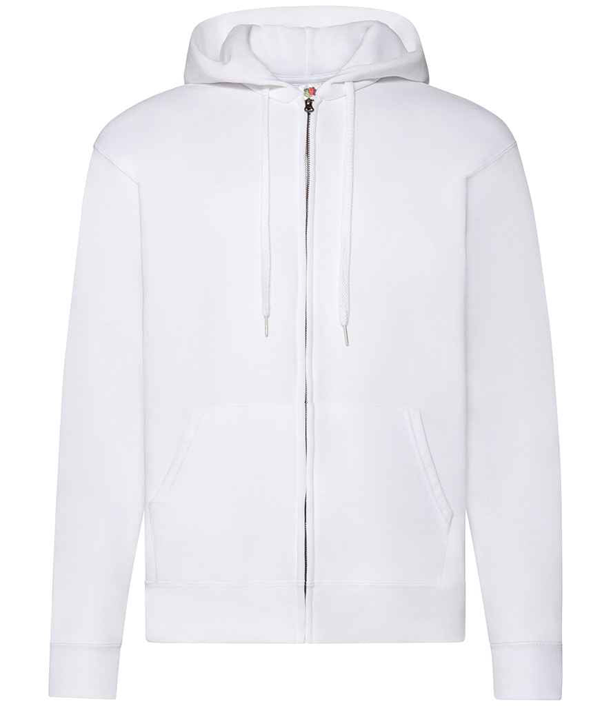 Fruit of the Loom Classic Zip Hooded Sweatshirt with Front Pockets and Adjustable Drawstring Hood