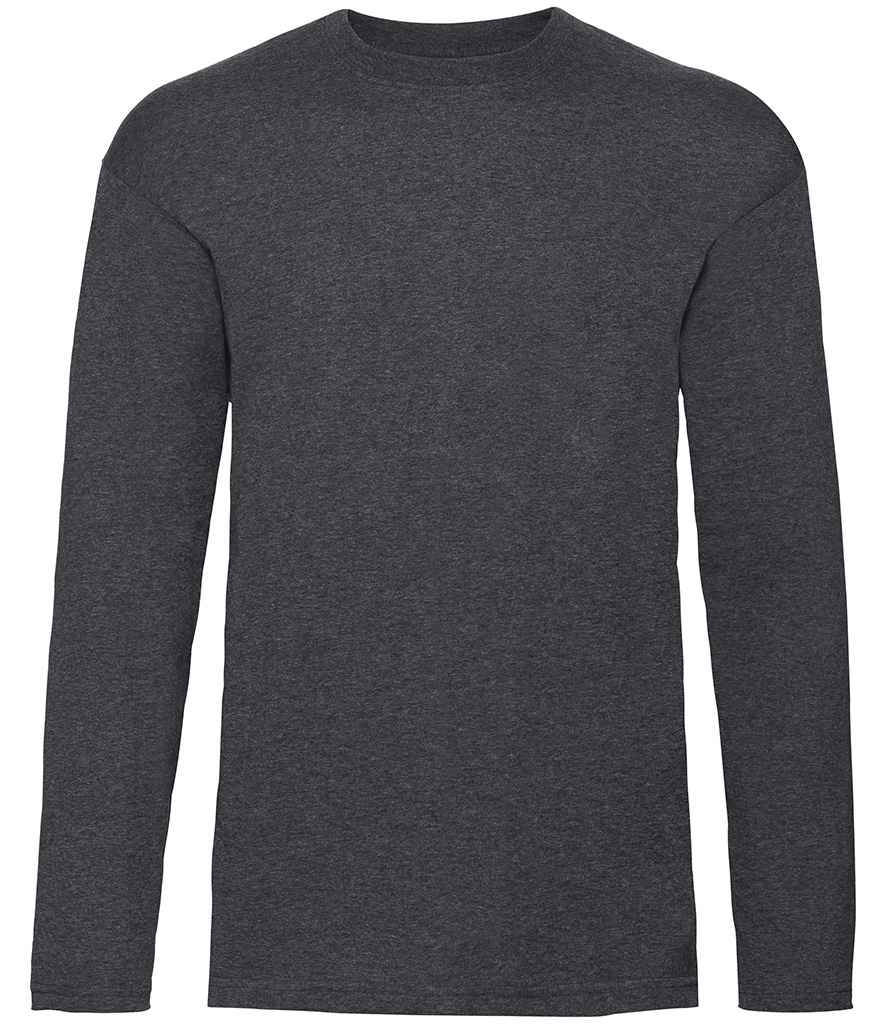 Fruit of the Loom Long Sleeve Value T-Shirt – Classic Comfort and Durable Quality