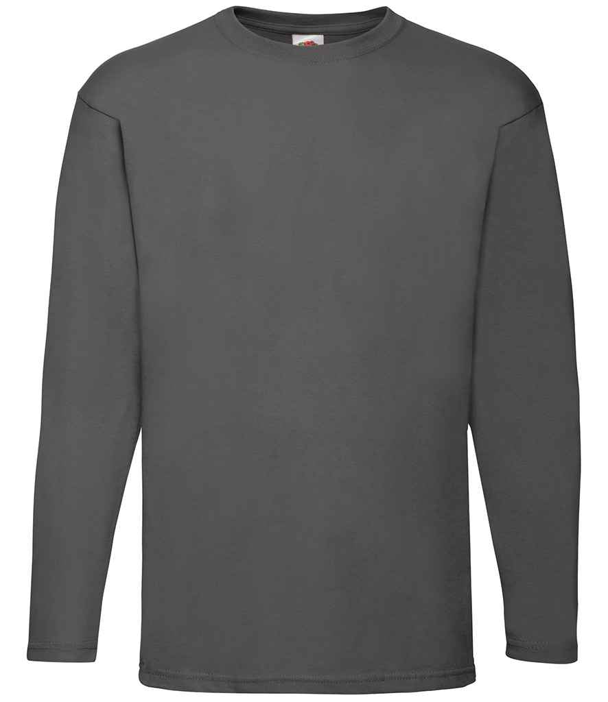 Fruit of the Loom Long Sleeve Value T-Shirt – Classic Comfort and Durable Quality