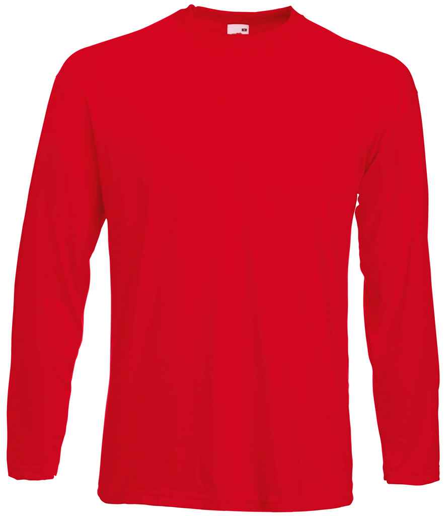 Fruit of the Loom Long Sleeve Value T-Shirt – Classic Comfort and Durable Quality
