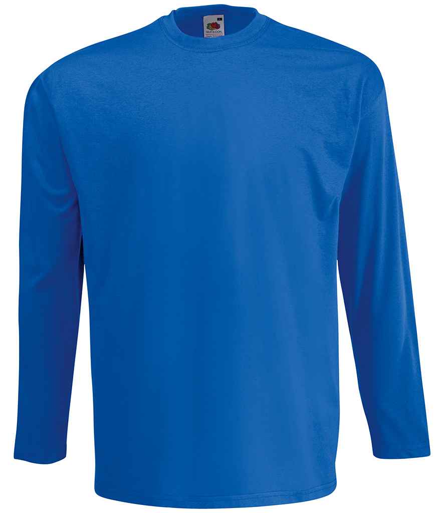 Fruit of the Loom Long Sleeve Value T-Shirt – Classic Comfort and Durable Quality