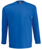 Fruit of the Loom Long Sleeve Value T-Shirt – Classic Comfort and Durable Quality