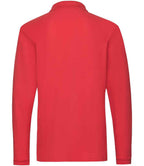 Fruit of the Loom Premium Long Sleeve Cotton Piqué Polo Shirt