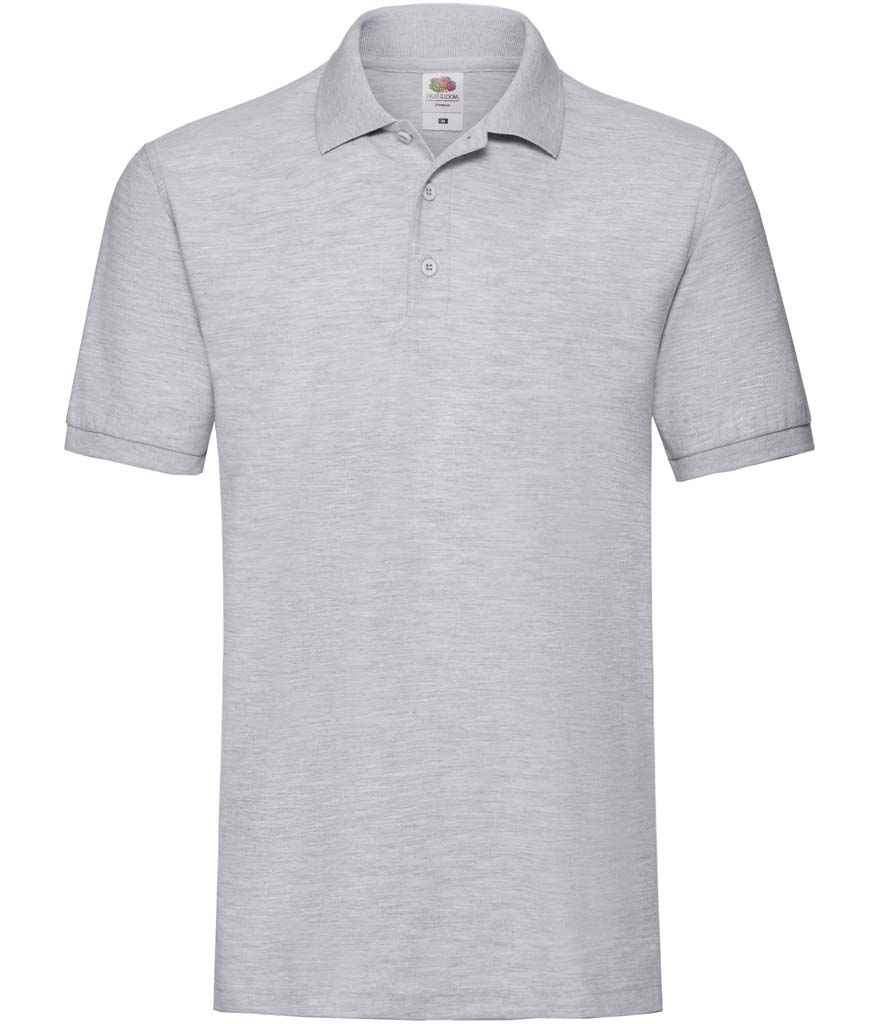 Fruit of the Loom Premium Cotton Piqué Polo Shirt with Classic Fit and Durable Fabric