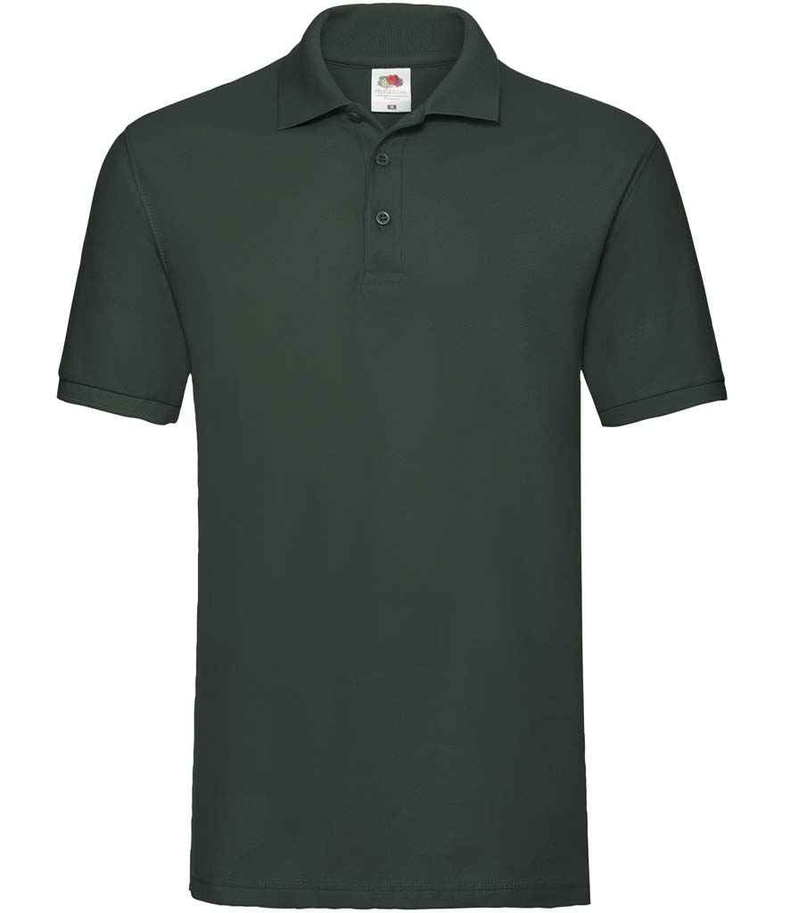 Fruit of the Loom Premium Cotton Piqué Polo Shirt with Classic Fit and Durable Fabric