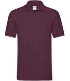 Fruit of the Loom Premium Cotton Piqué Polo Shirt with Classic Fit and Durable Fabric