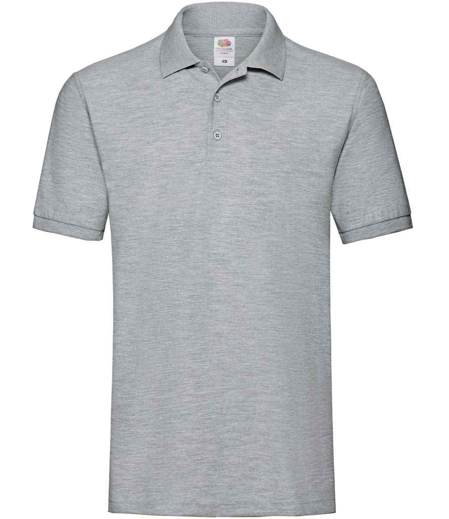 Fruit of the Loom Premium Cotton Piqué Polo Shirt with Classic Fit and Durable Fabric