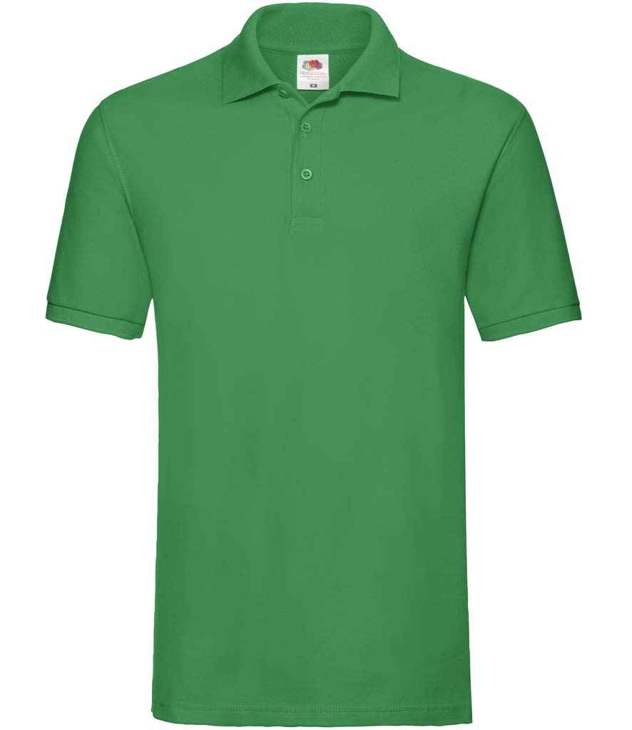 Fruit of the Loom Premium Cotton Piqué Polo Shirt with Classic Fit and Durable Fabric