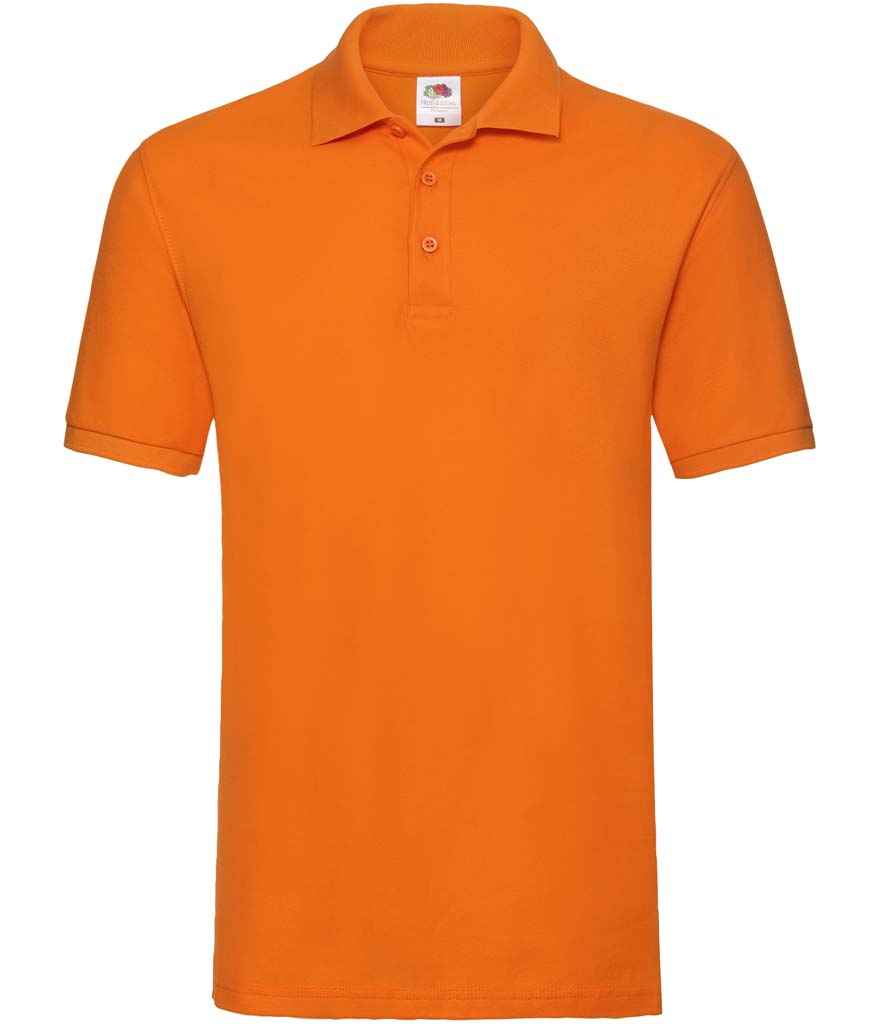 Fruit of the Loom Premium Cotton Piqué Polo Shirt with Classic Fit and Durable Fabric