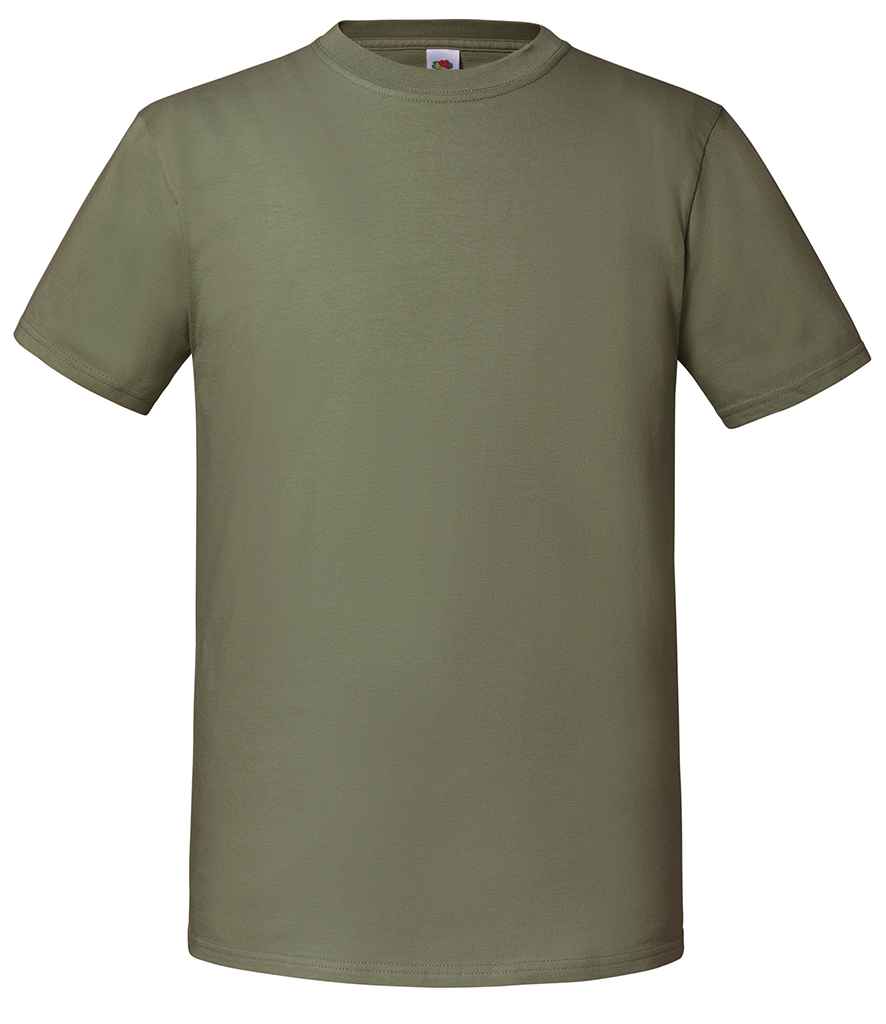 Fruit of the Loom Iconic 195 T-Shirt Classic Fit Comfortable Cotton Tee for Everyday Wear