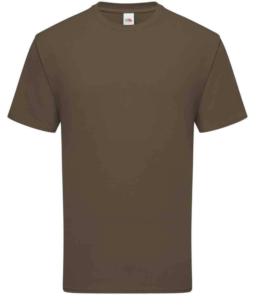 Fruit of the Loom Iconic 195 T-Shirt Classic Fit Comfortable Cotton Tee for Everyday Wear