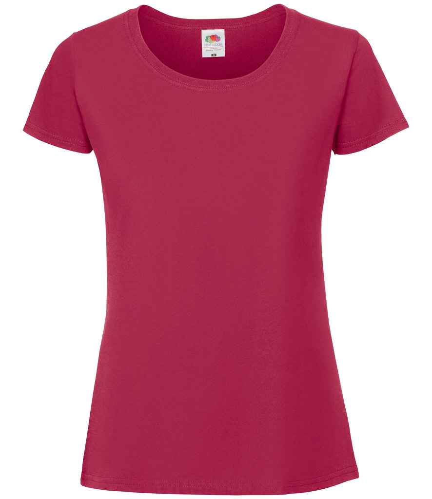 Fruit of the Loom Ladies Iconic 195 T-Shirt with Classic Fit and Soft Fabric