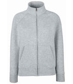 Fruit of the Loom Premium Lady Fit Sweat Jacket with Full Zip and Side Pockets