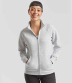 Fruit of the Loom Premium Lady Fit Sweat Jacket with Full Zip and Side Pockets