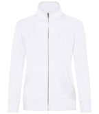 Fruit of the Loom Premium Lady Fit Sweat Jacket with Full Zip and Side Pockets
