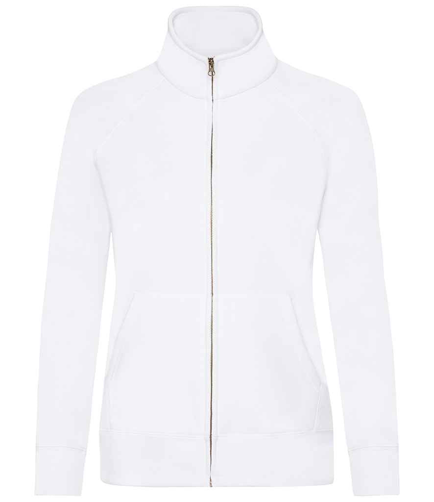 Fruit of the Loom Premium Lady Fit Sweat Jacket with Full Zip and Side Pockets
