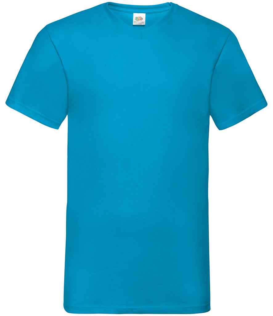 Fruit of the Loom V Neck Value T-Shirt - Classic Comfortable Cotton Tee for Everyday Wear