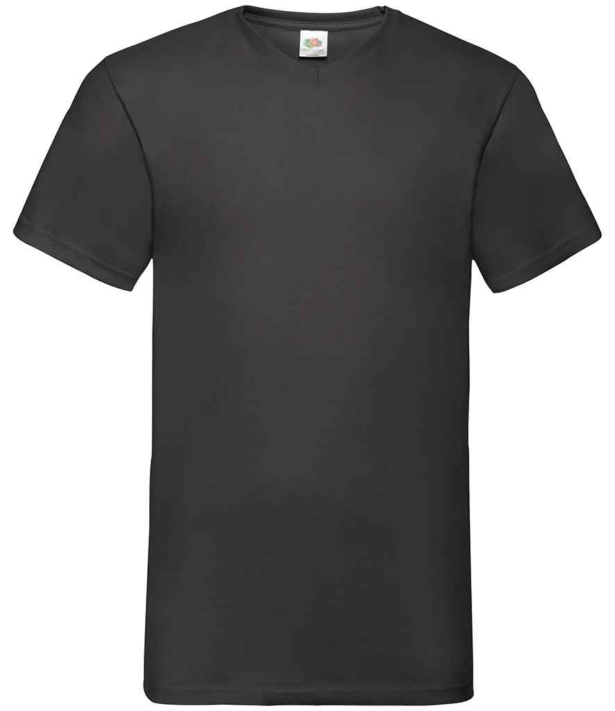 Fruit of the Loom V Neck Value T-Shirt - Classic Comfortable Cotton Tee for Everyday Wear